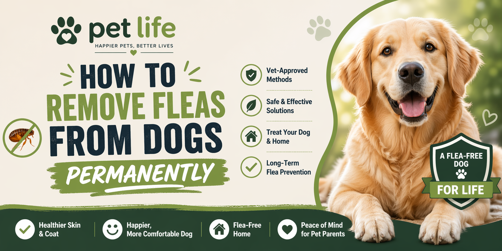 how to remove fleas from dogs permanently