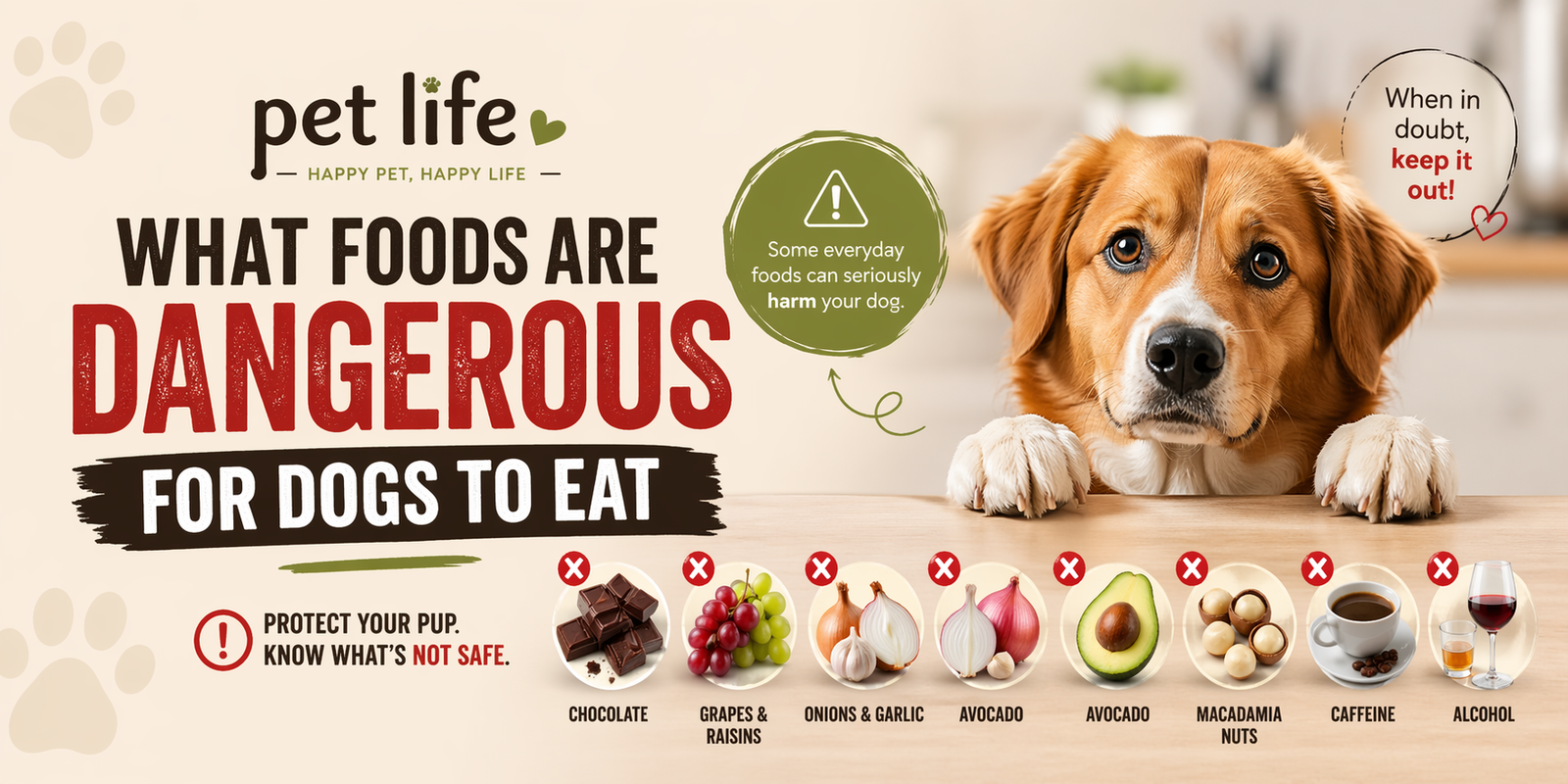 what foods are dangerous for dogs to eat