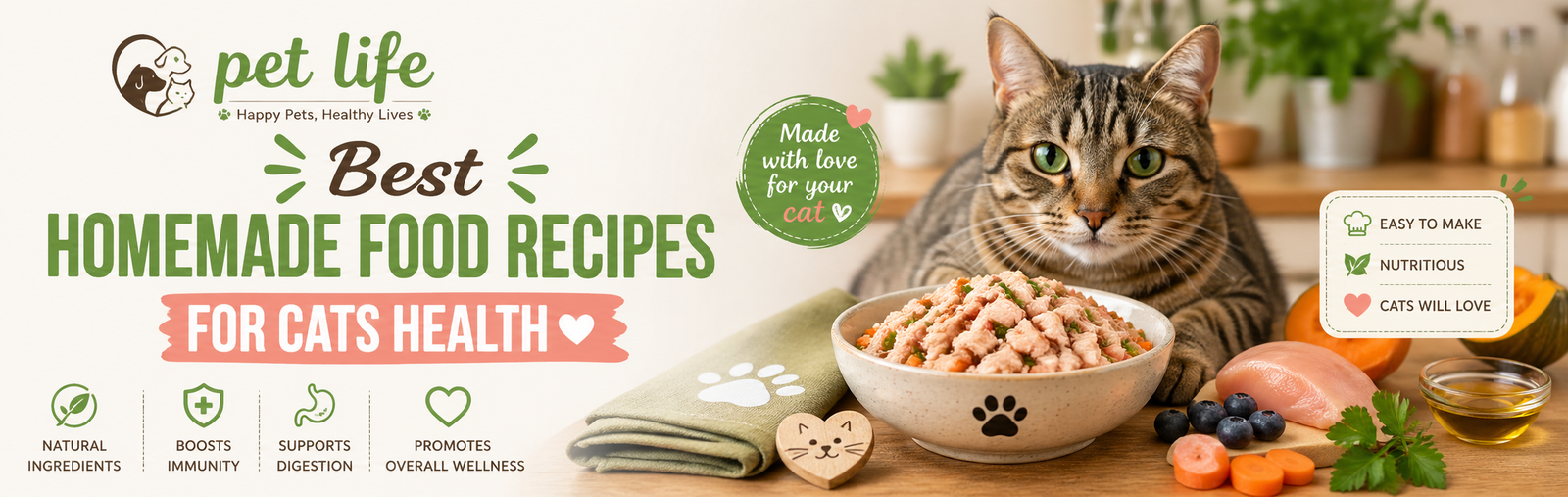 best homemade food recipes for cats health